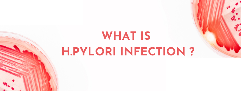 An H. pylori infection stems from the Helicobacter pylori bacteria,